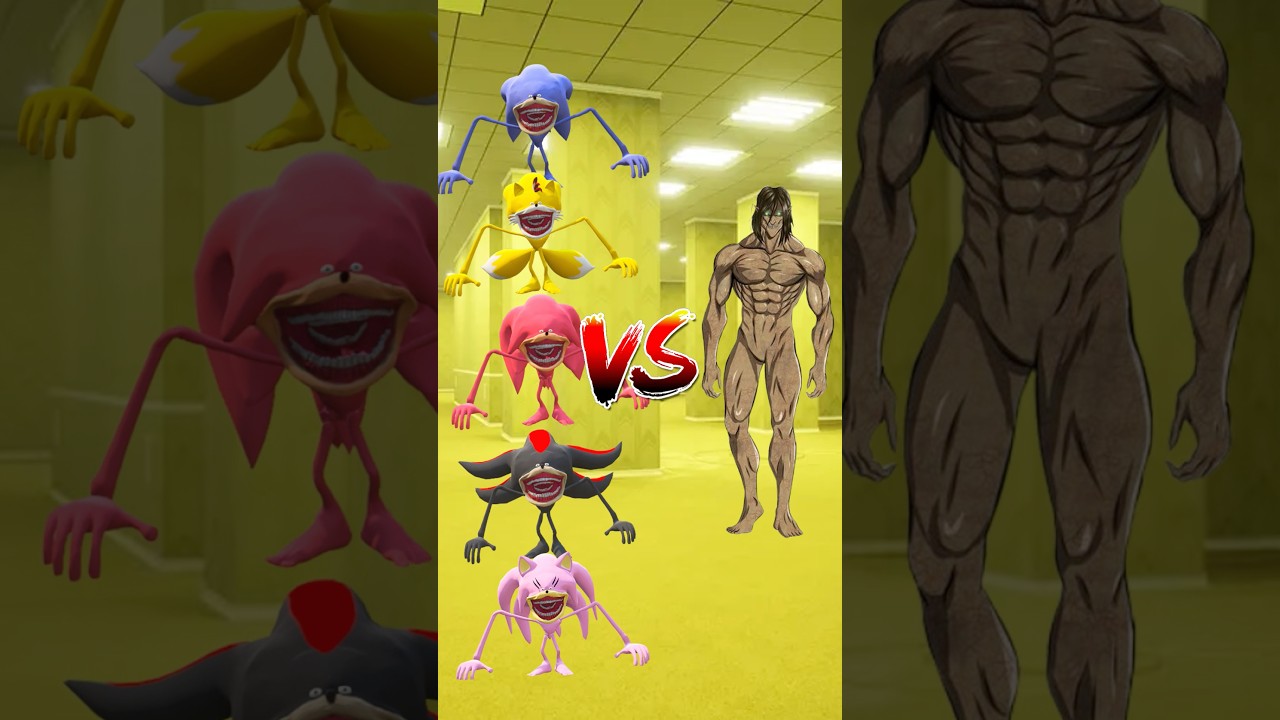 Shin Sonic Team VS Eren #shorts #shinsonic #eren