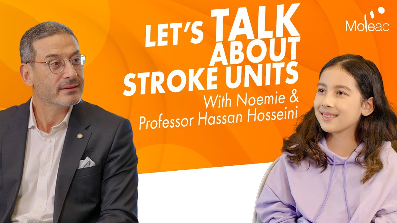 Stroke Units with Professor Hassan Hosseini and Noemie.