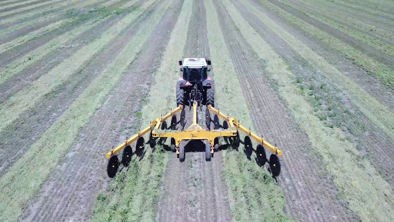 Fair 1400 3 in 1 Hay Rake - merge, fluff and turn all in one.