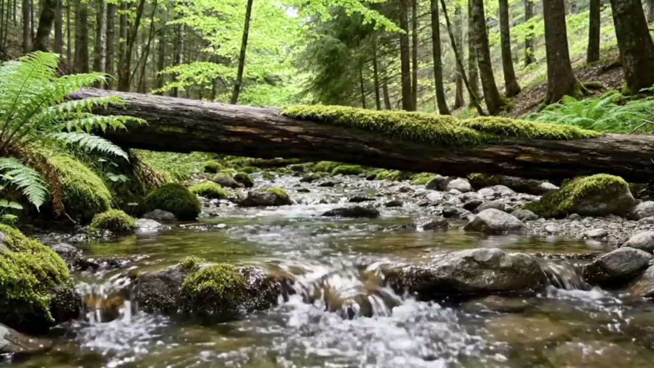 Fall Asleep in 5 Minutes 🌙 Relaxing River Sounds | Deep Sleep ASMR Water Ambience