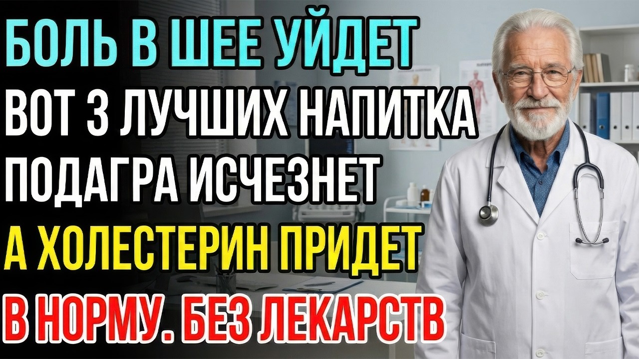 Средство для быстрого снижения уровня холестерина и мочевой кислоты из 3 кухонных ингредиентов.