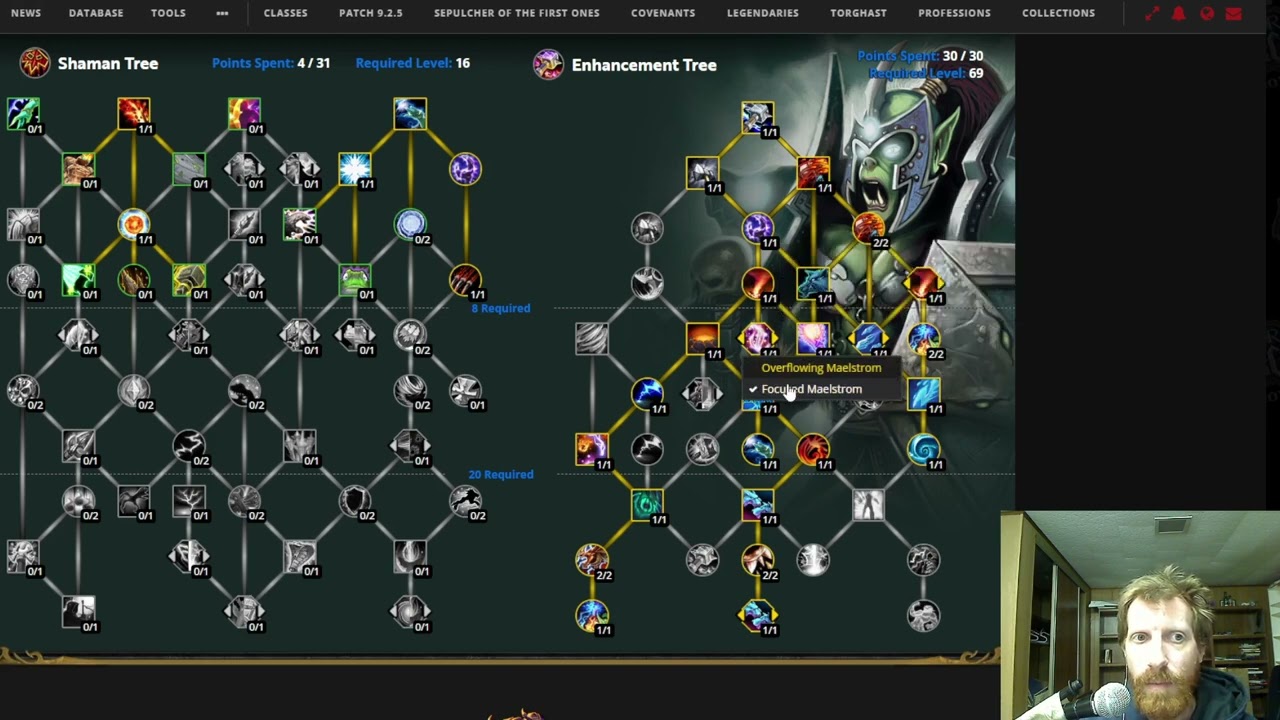 WoW Dragonflight Enhance Shaman M+ (Ice Strike/Hailstorm) Talents