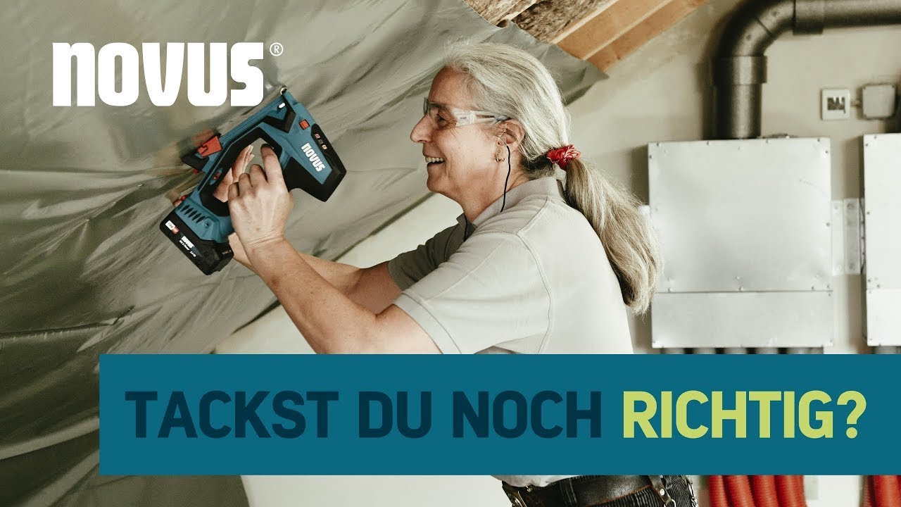 Novus Tacker - Tackst du noch richtig? 🔧 Vermeide Fehler beim Tackern!