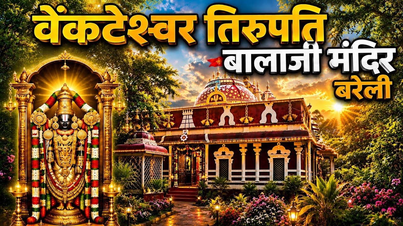 वेंकटेश्वर तिरुपति बालाजी मंदिर II बरेली II तिरुपति बालाजी II जहाँ हर मनोकामनाएं पूरी होती है II