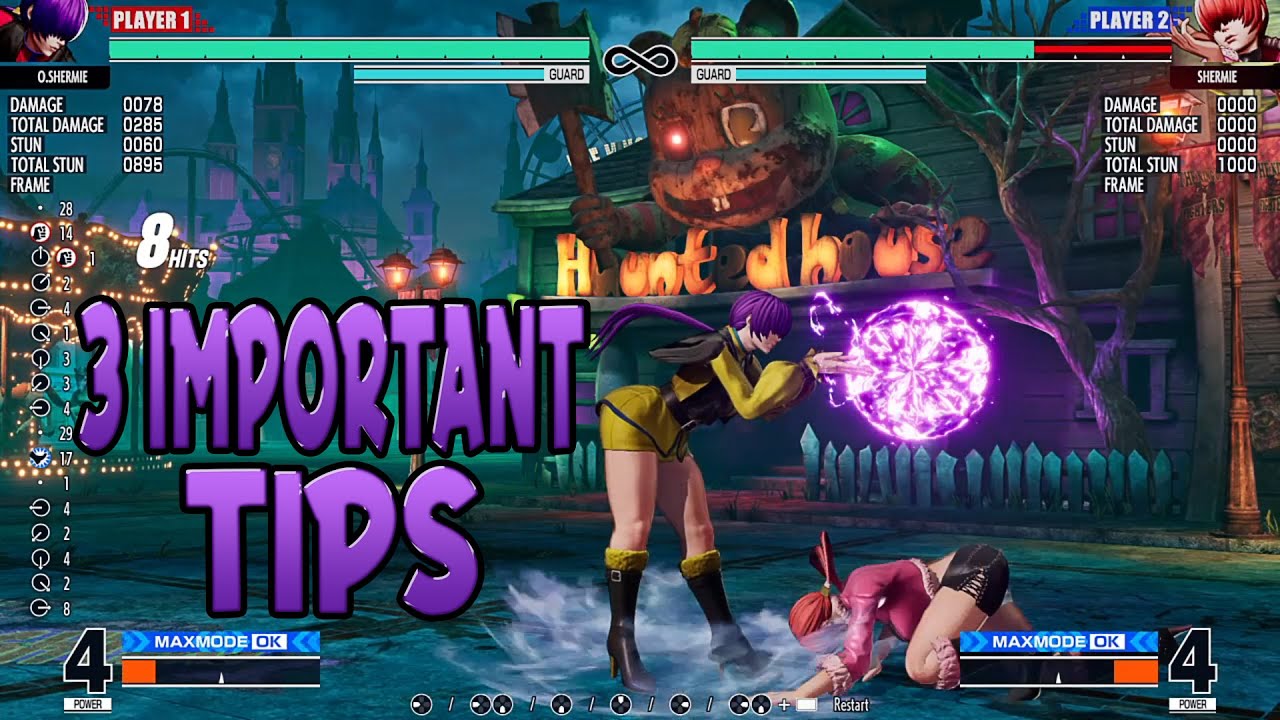 KOF XV: O.SHERMIE - 3 Tips You Need To Use In Matches !