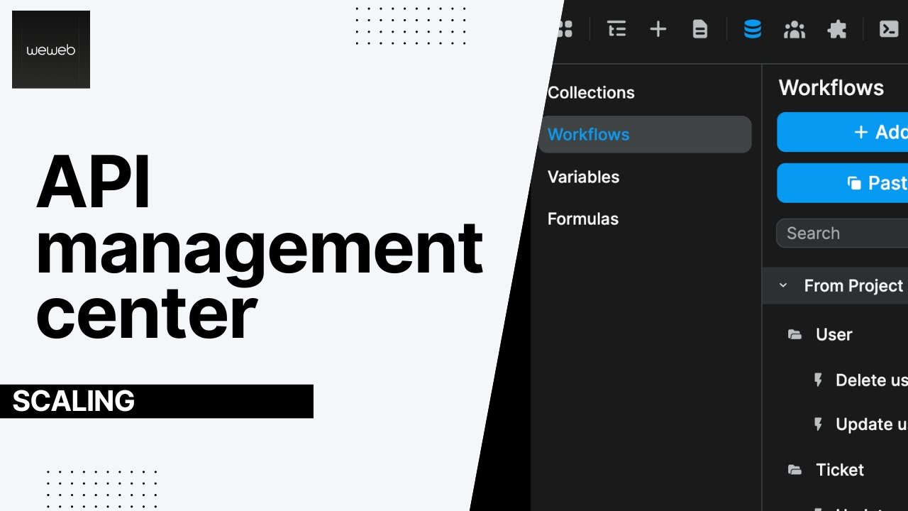 Create an API management center to scale your web-app
