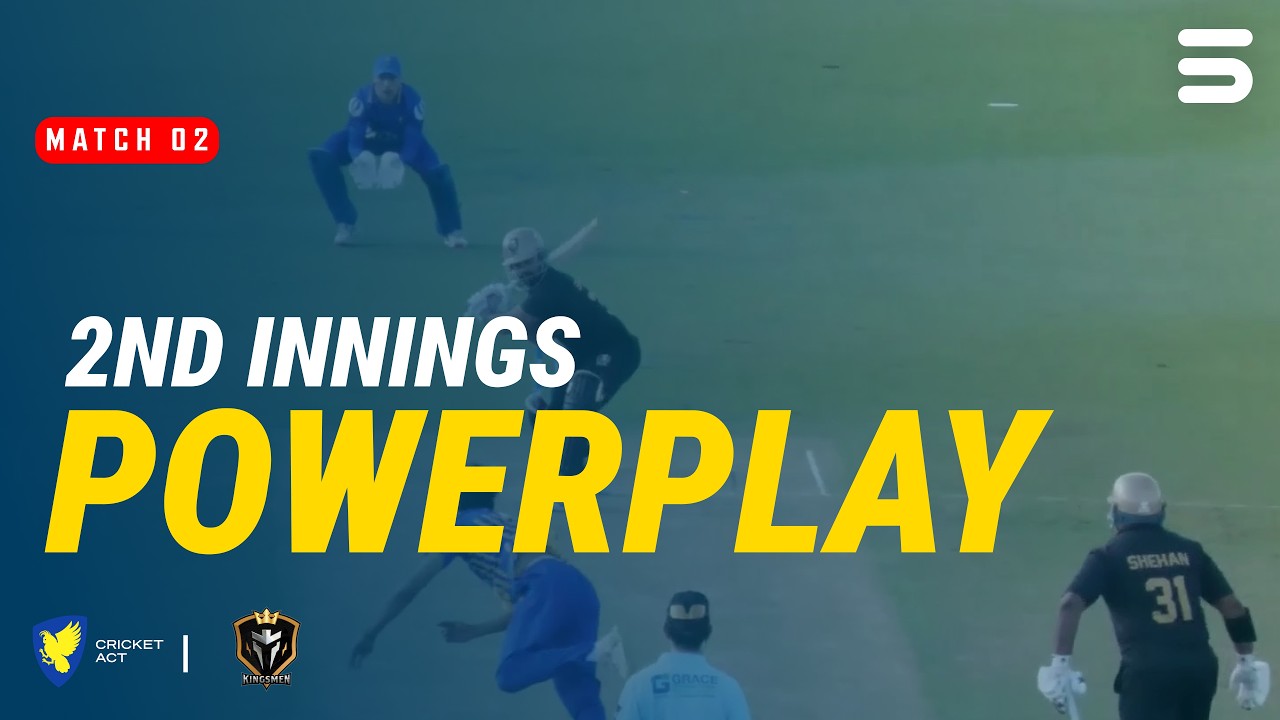 2nd Innings Powerplay | ACT Comets vs Hyderabad Kingsmen | Match 02 | Top End 2026 | ZP1U