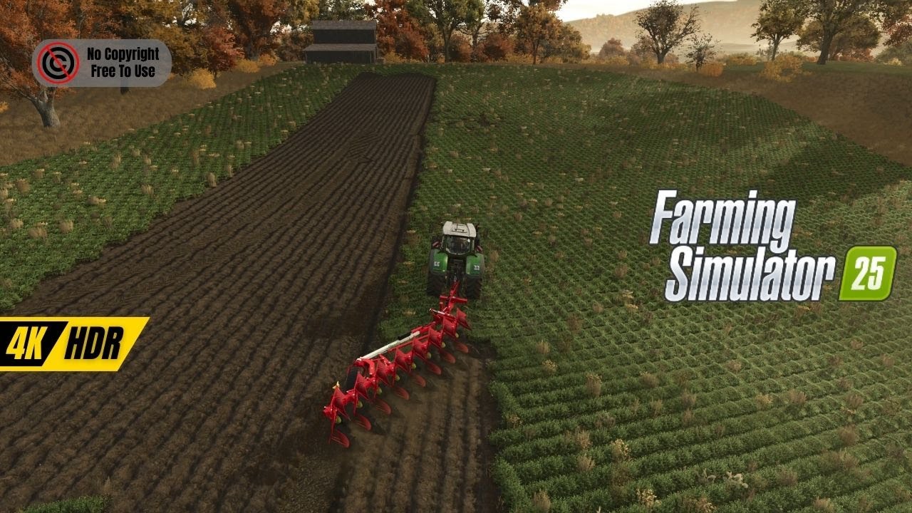 [4K] Farm Simulator 2025 Gameplay &ndash; No Copyright, Free to Use!