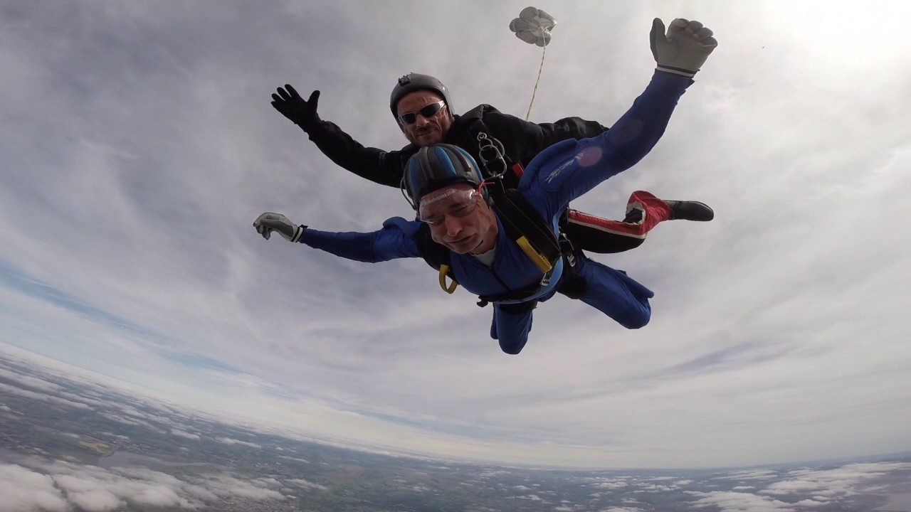 JOHN NINNIS Tandem Skydive at Swansea Airport 28th May 2017