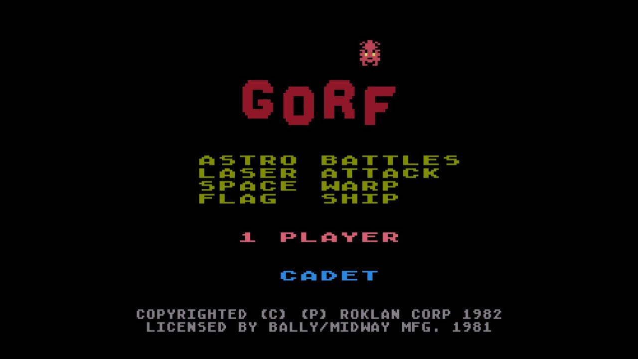 GORF !!! ATARI 800 XL - 80´S NOSTALGIA