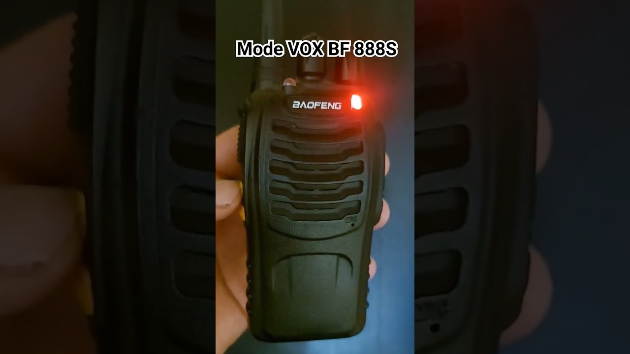 Mengaktifkan Mode VOX baofeng 888S #tutorial