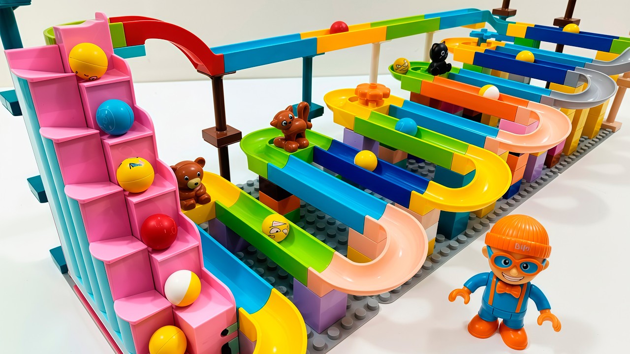 🎢 Giant Marble Run Adventure &ndash; Crazy Speed Slides & Fun Characters!