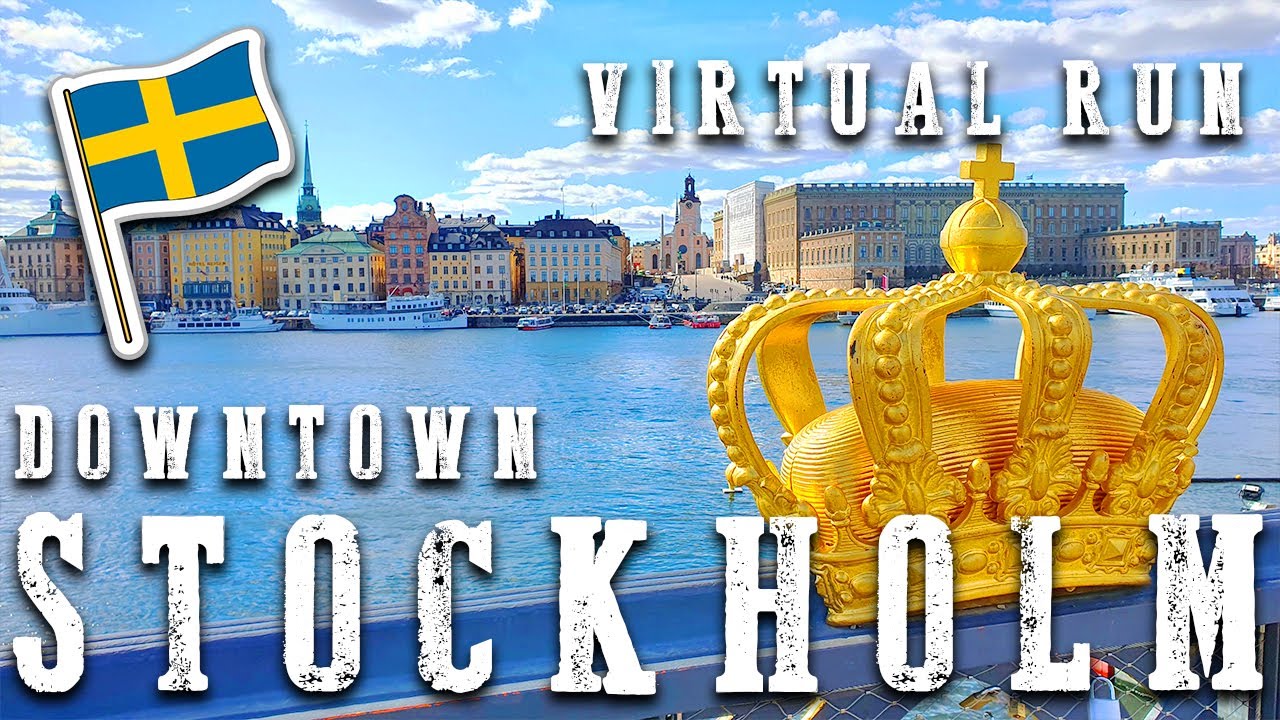 🆃RE🅰DMILL | Virtual 🆁un - Stockholm - Downtown #stockholm #treadmill #Sweden