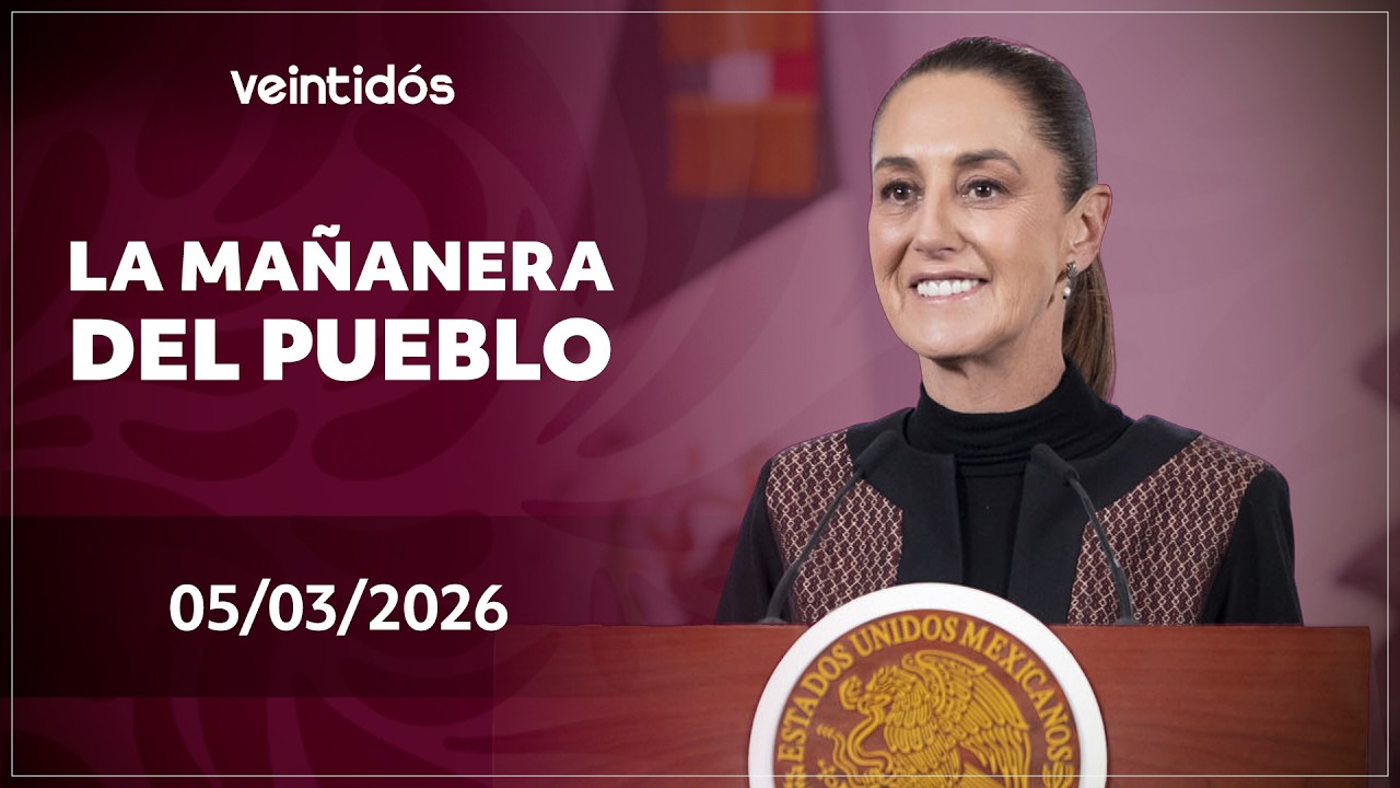 🇲🇽 #EnVivoAhora | Sigue #LaMañaneraDelPueblo este jueves 5 de marzo de 2026