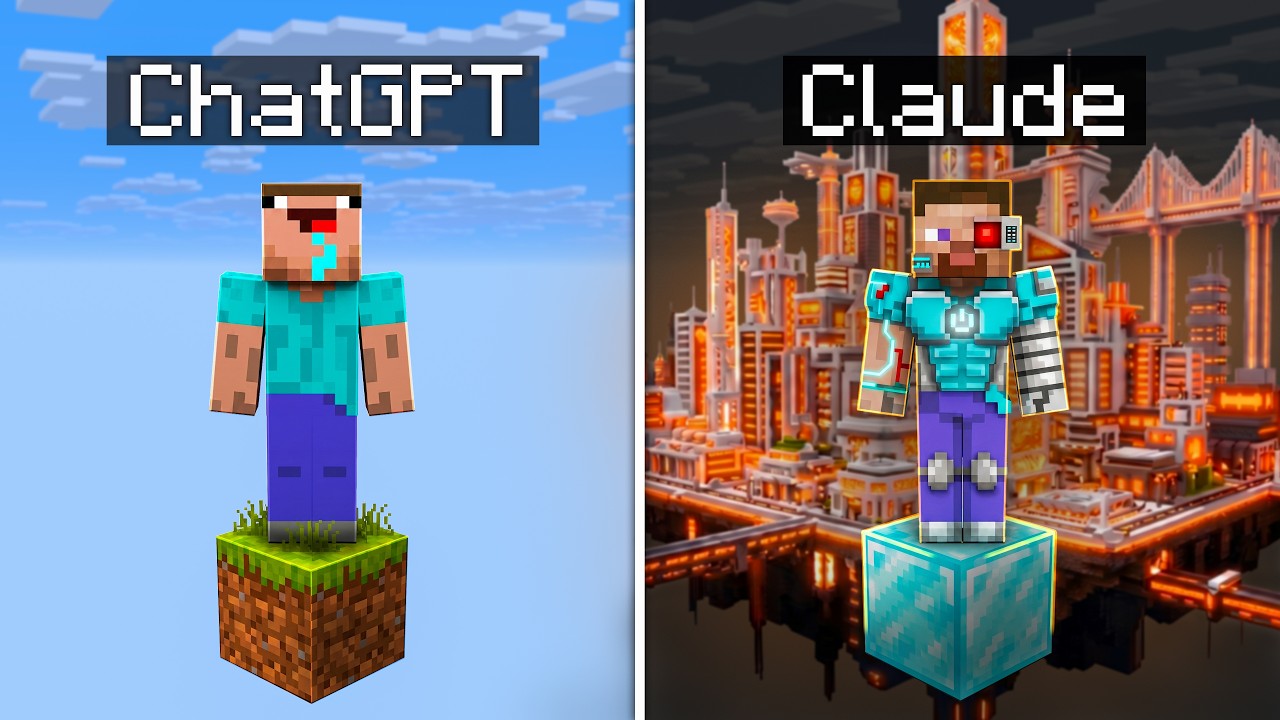 I let AI play Minecraft One Block