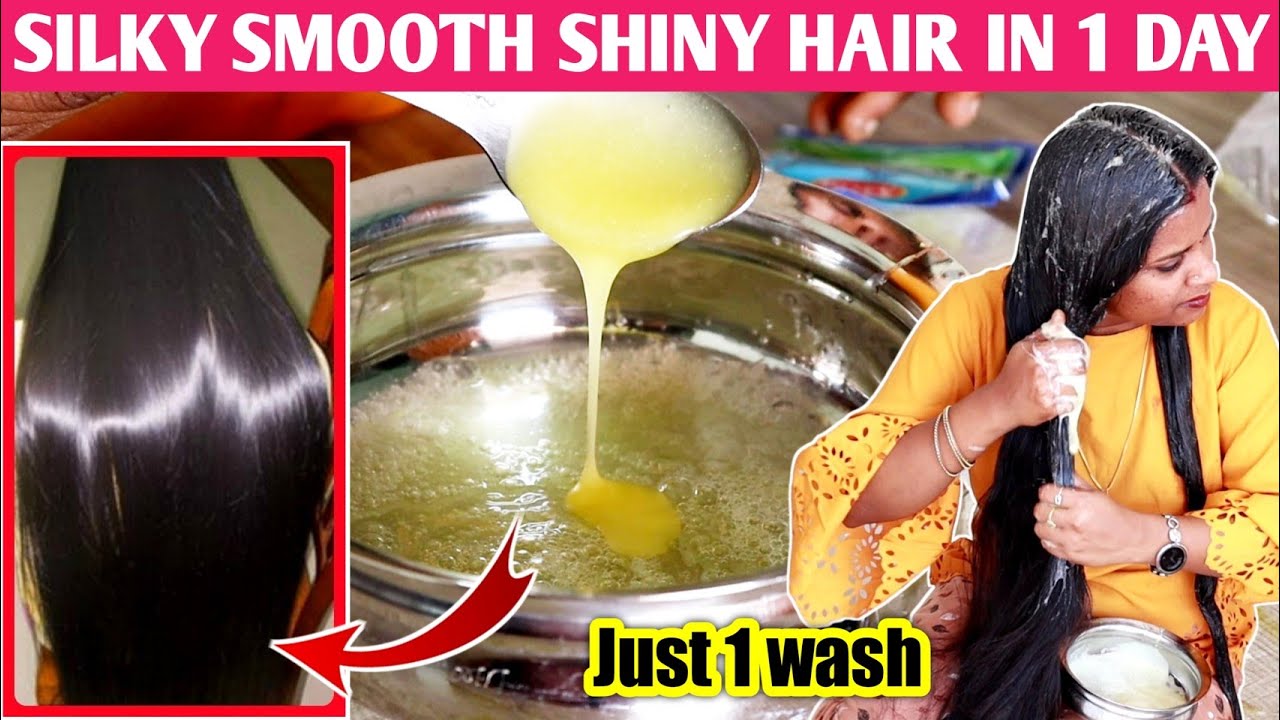 10 ரூபாய் போதும் சிக்கலான முடியை கூட SMOOTH & SHILKY -யாக மாத்த | 3 Miracle Ingredients