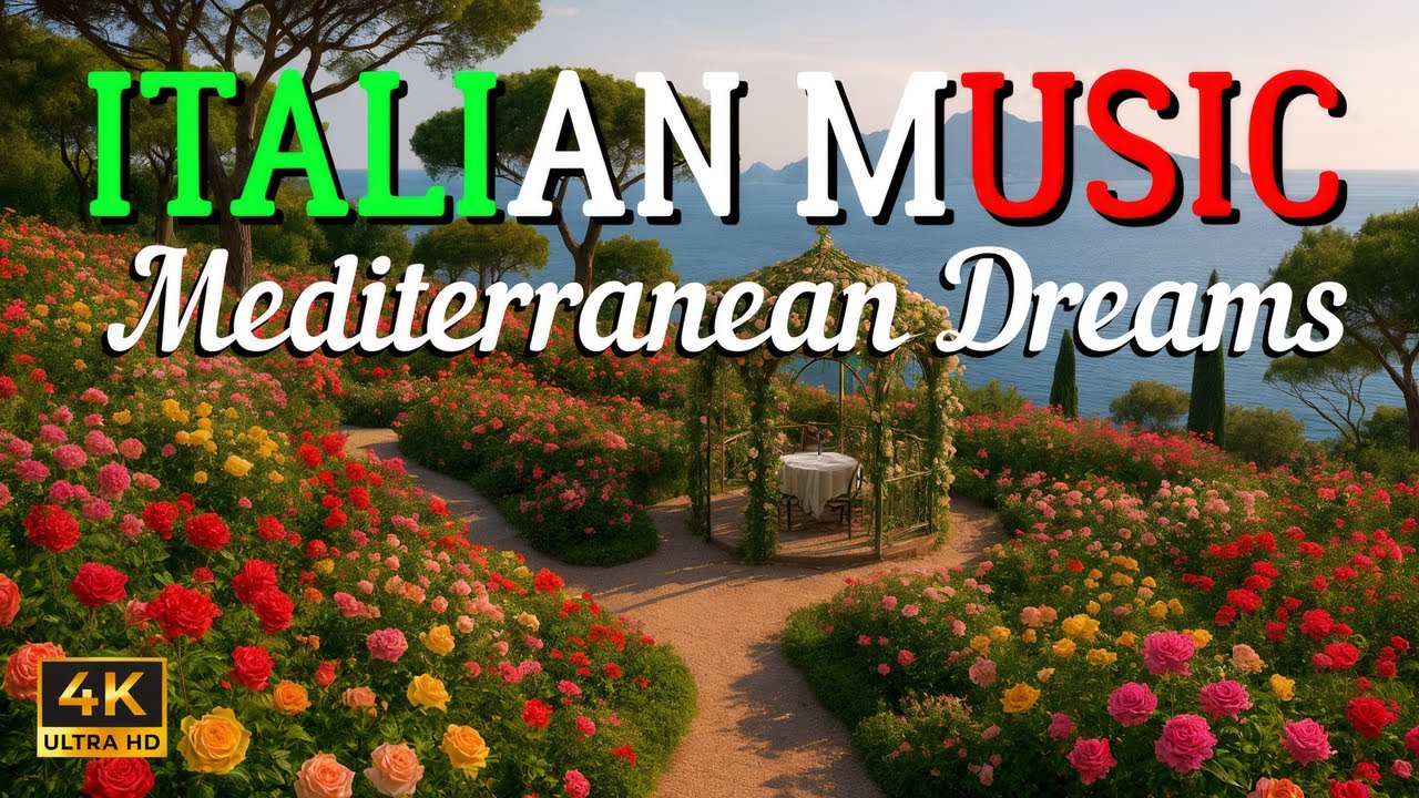 Italian Riviera Nights 🌌🎶 Relaxing Mediterranean Escape 4K