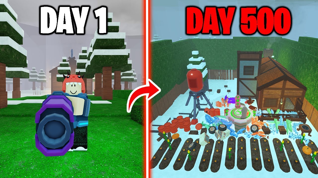 500 Days to Build a Snow Base in 99 Nights in the Forest