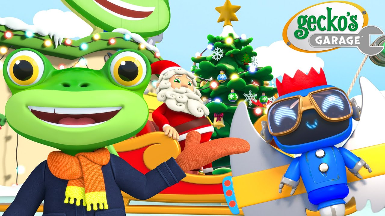 ❄️ Jingle Bus Christmas Song! 🎄 | Gecko's Songs 🎶 | Cartoons For Kids | Toddler Fun Learning