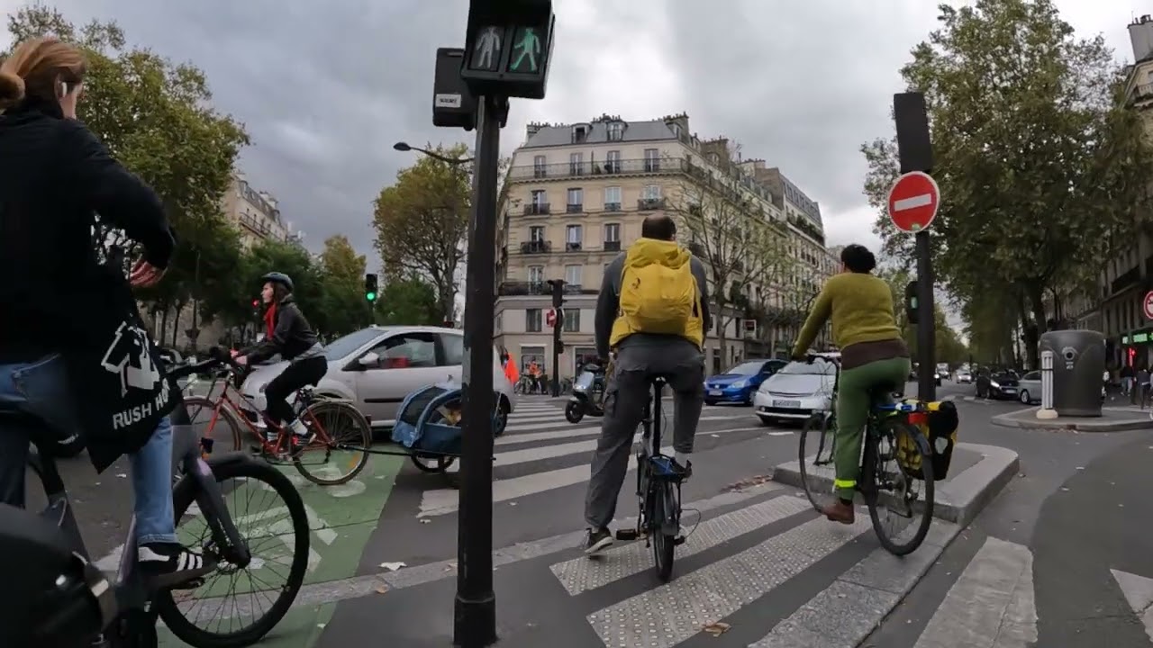 Cycling in Paris, Saturday Afternoon