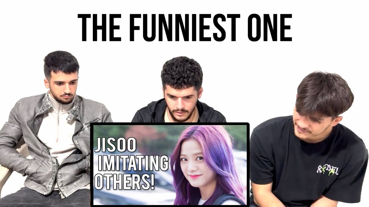 FNF Reacts to BLACKPINK JISOO IMITATES EVERYTHING!