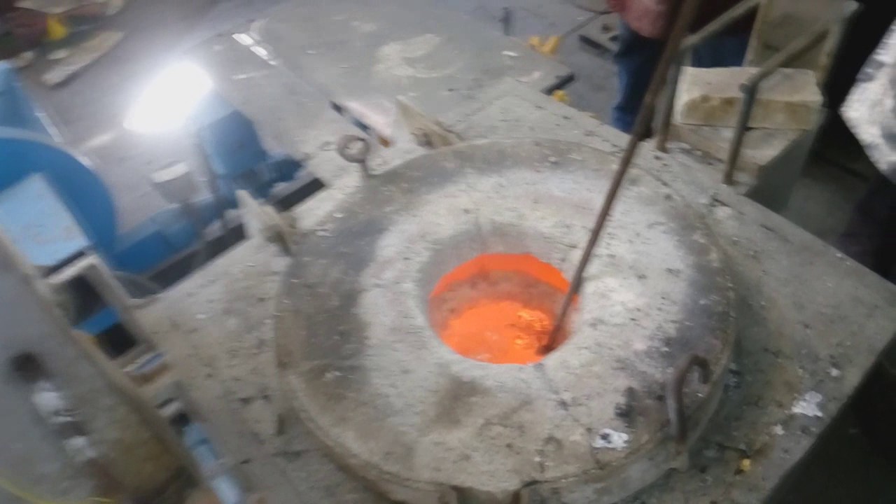 Fundición de aluminio en horno de inducción