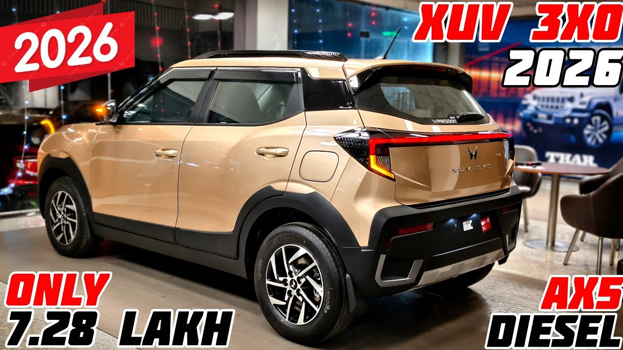 New 2026 Mahindra XUV 3XO AX5 Review✅ Price & Features | XUV 3X0 AX5 Diesel Price | Xuv 3x0 2026