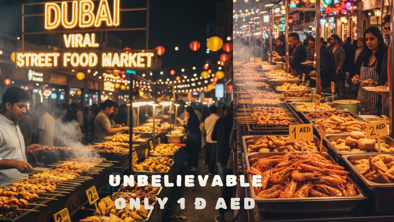 1 AED BBQ Inside Al Quoz Labour Community Market in Dubai | Local Food & Shopping @Real_dominic 