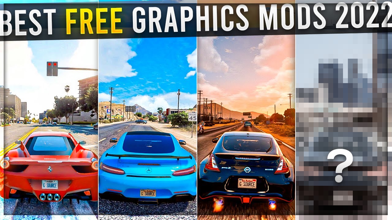 Top 5 Free Graphics Mods for GTA 5 - 2022 [4K]