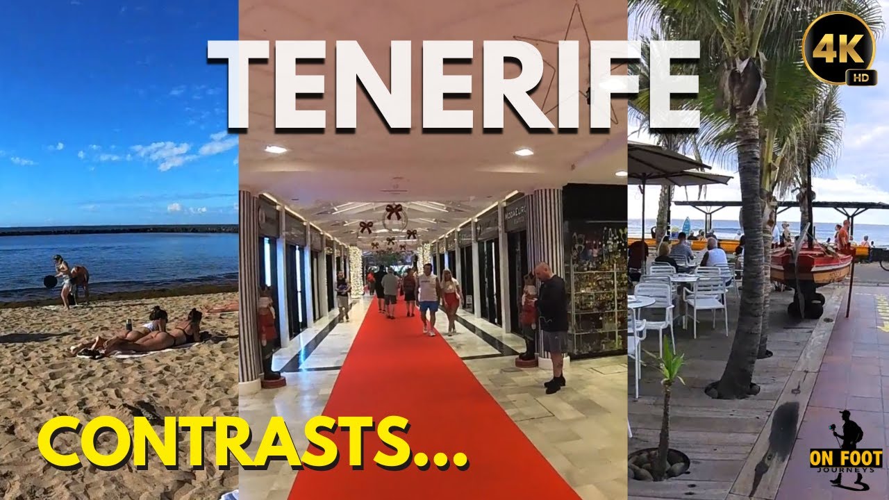 Tenerife – November 21:  From the Golden Mile to the Beach | Warm Vibes, Shy Sun ☀️#tenerife4k