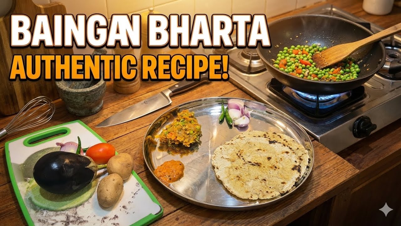 विंटर स्पेशल बैंगन का भरता | Winter Special Baingan Ka Bharta | Baingan Bharta| बैंगन का भरता रेसिपी