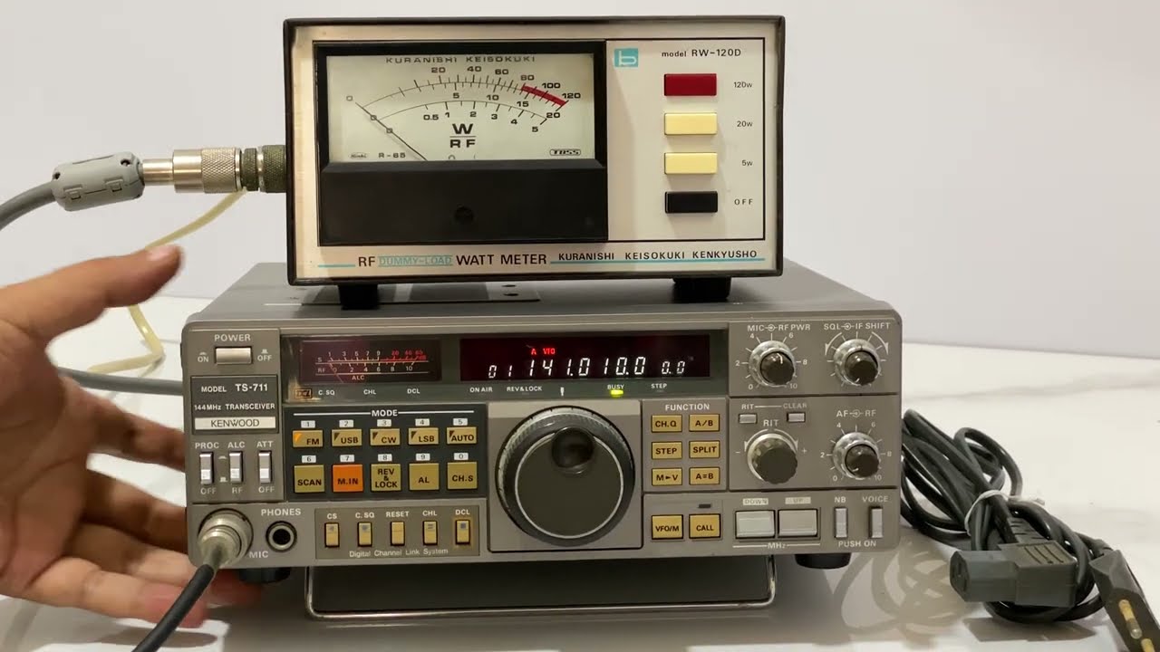 Kenwood TS-711 VHF 24W Open Mulus