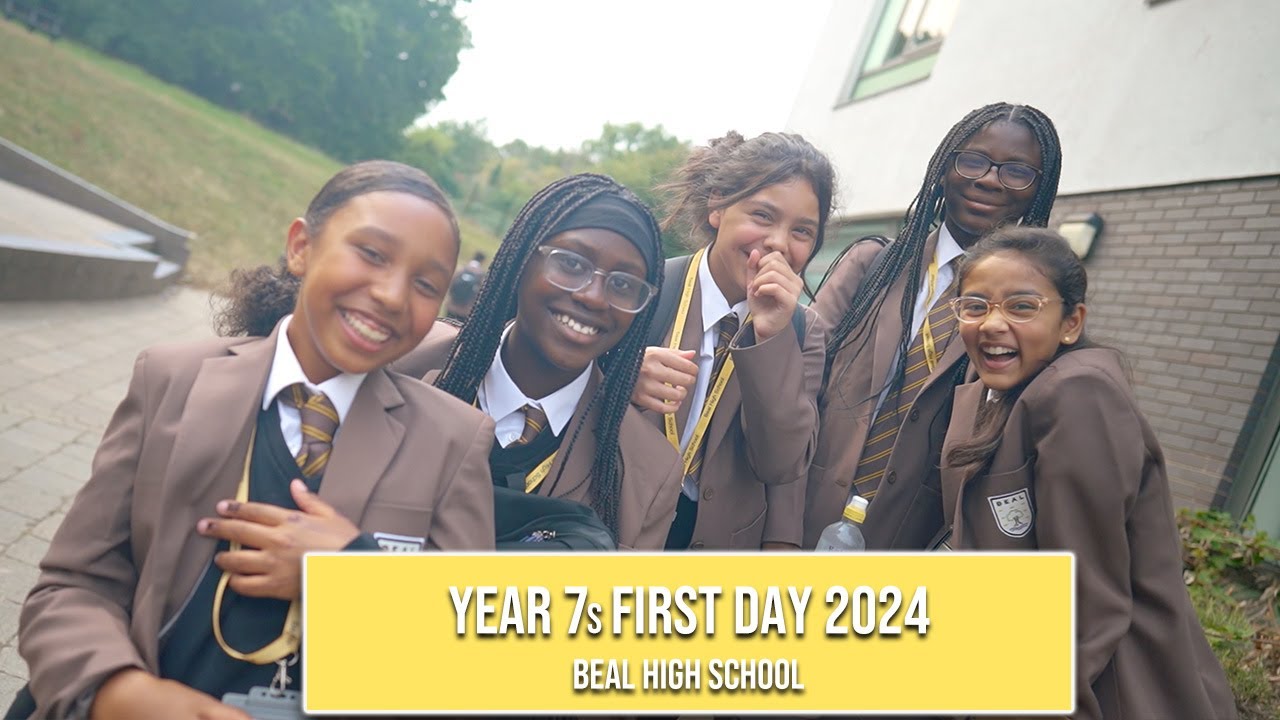 Beal High School - Year 7s First Day 2024