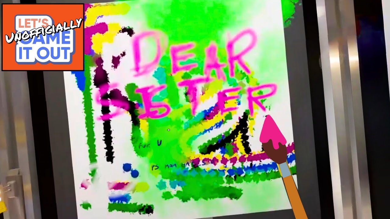 Let's Game It Out делает картину своей сестры-единорога