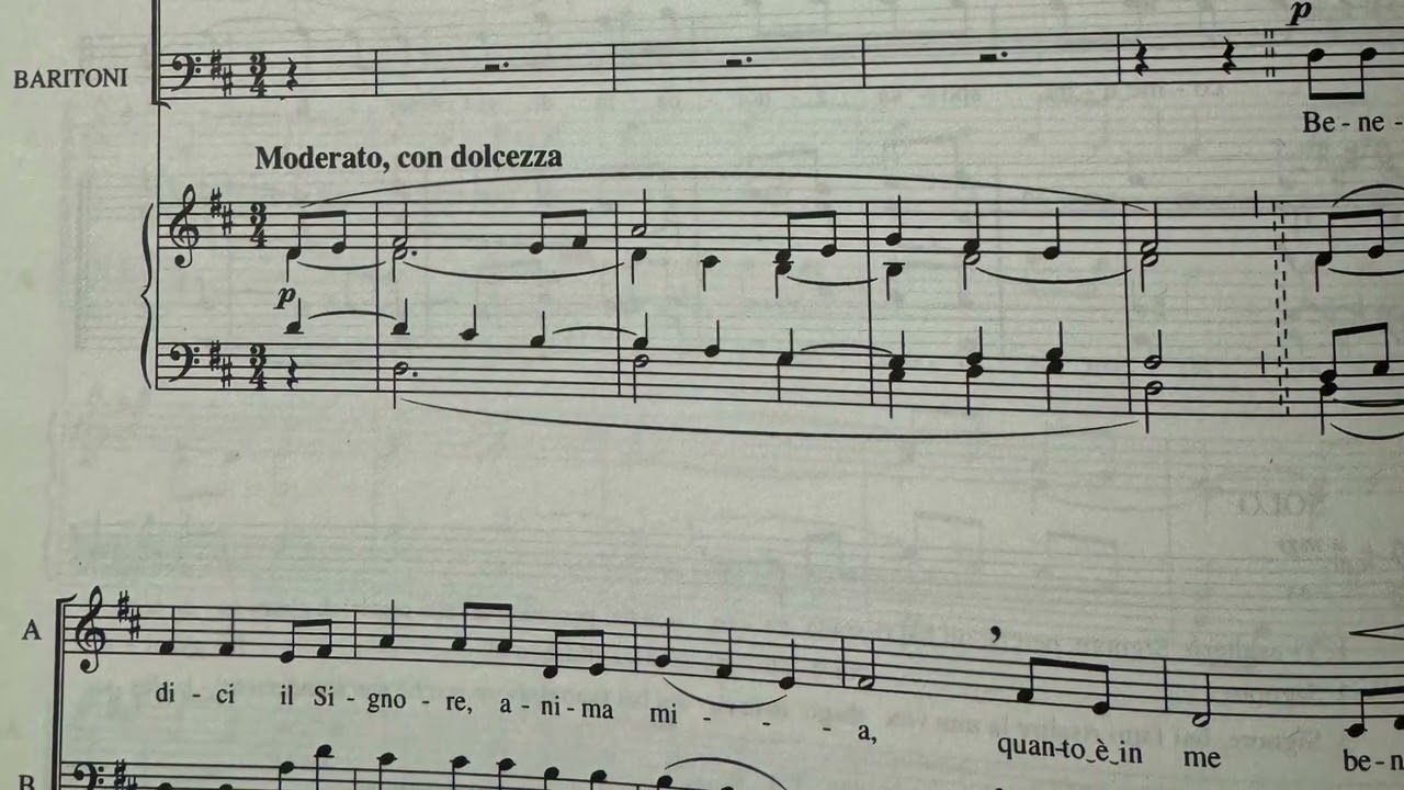 Benedici il Signore di Francesco Gabellieri