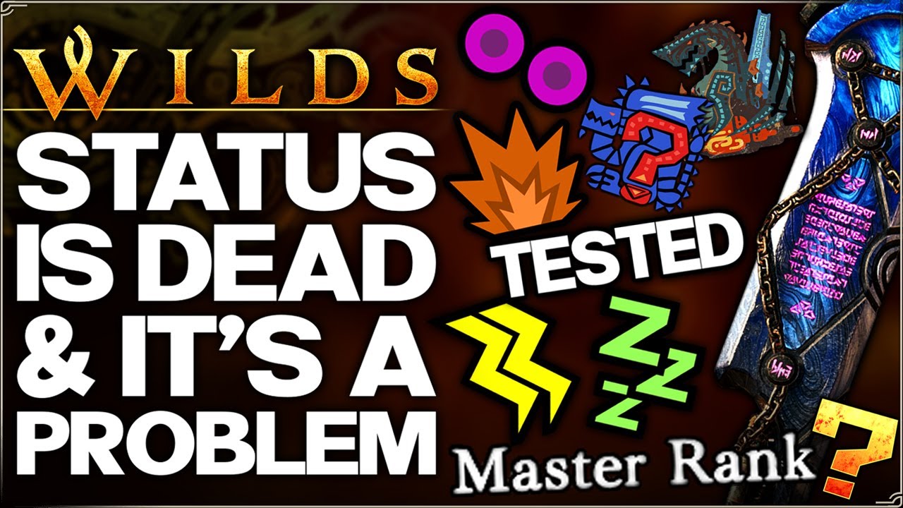 Monster Hunter Wilds - BIG Status Change in Master Rank - Paralysis Poison Blast Sleep Build = Dead!