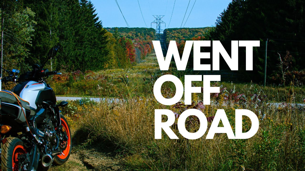 MUSKOKA MOTORCYCLE RIDE - MT07 TOURING DAY TRIP