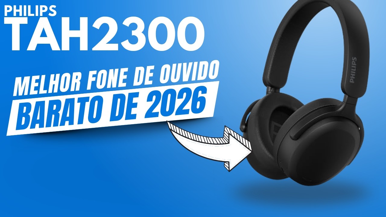 O Philips TAH2300 é o Fone Barato Praticamente Perfeito - Melhor Opção para 2025
