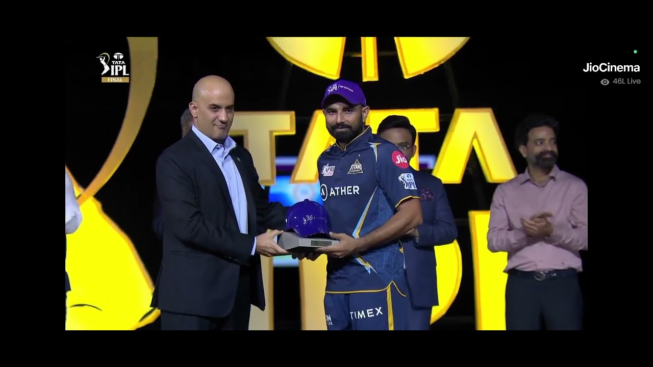TATA IPL 2023 . AWARDS PRESENTATION, ORANGE CAP/ PURPLE CAP AND SO MANY AWARDS.