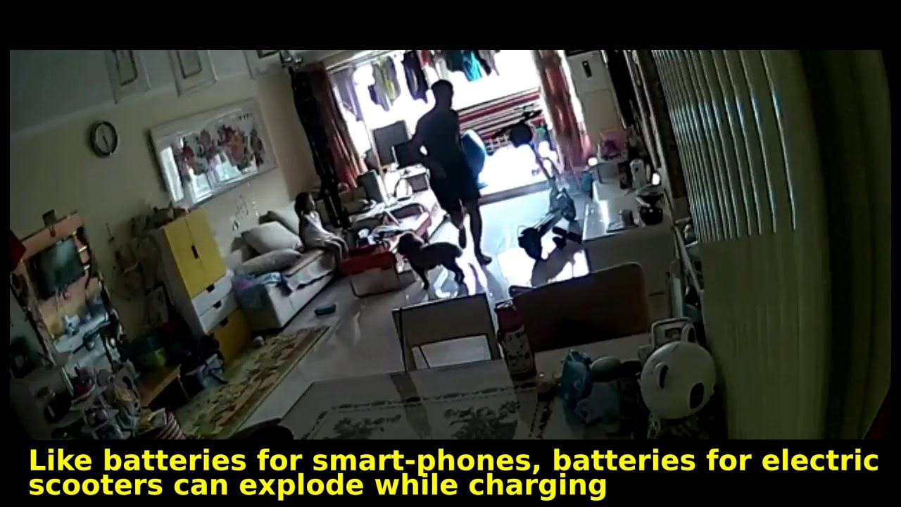 Lessons learned from recent explosion of an electric scooter
