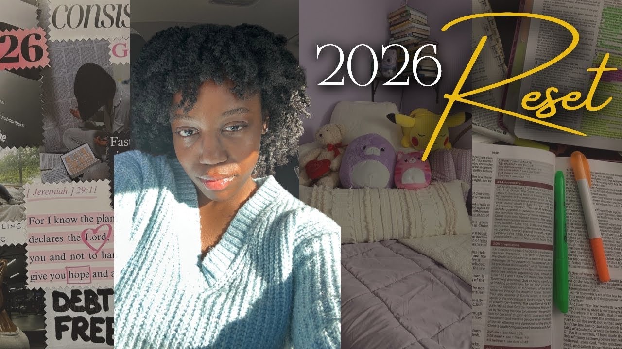 PULLING AN ALL NIGHTER TO GET MY LIFE TOGETHER 🌙 resetting for 2026, vision board, decluttering