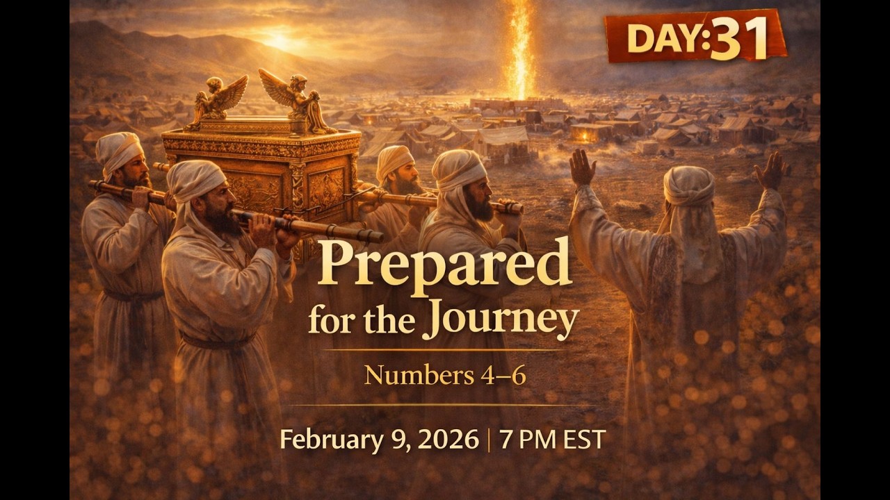 Ordered for the Journey: Serving, Blessing, and God’s Presence | Numbers 4–6 | Day 31