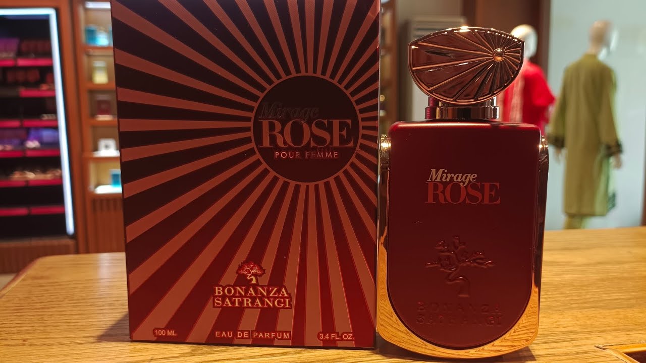 New Eid fragrance Mirage Rose 🌹 by Bonanza Satrangi.Luxury collection of men and women.Pkr 4680.