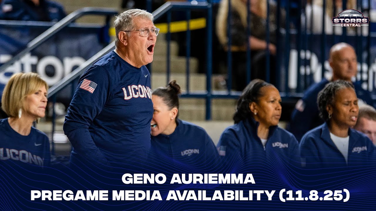 Доступность медиаматериалов перед игрой Geno Auriemma — 11.8.25