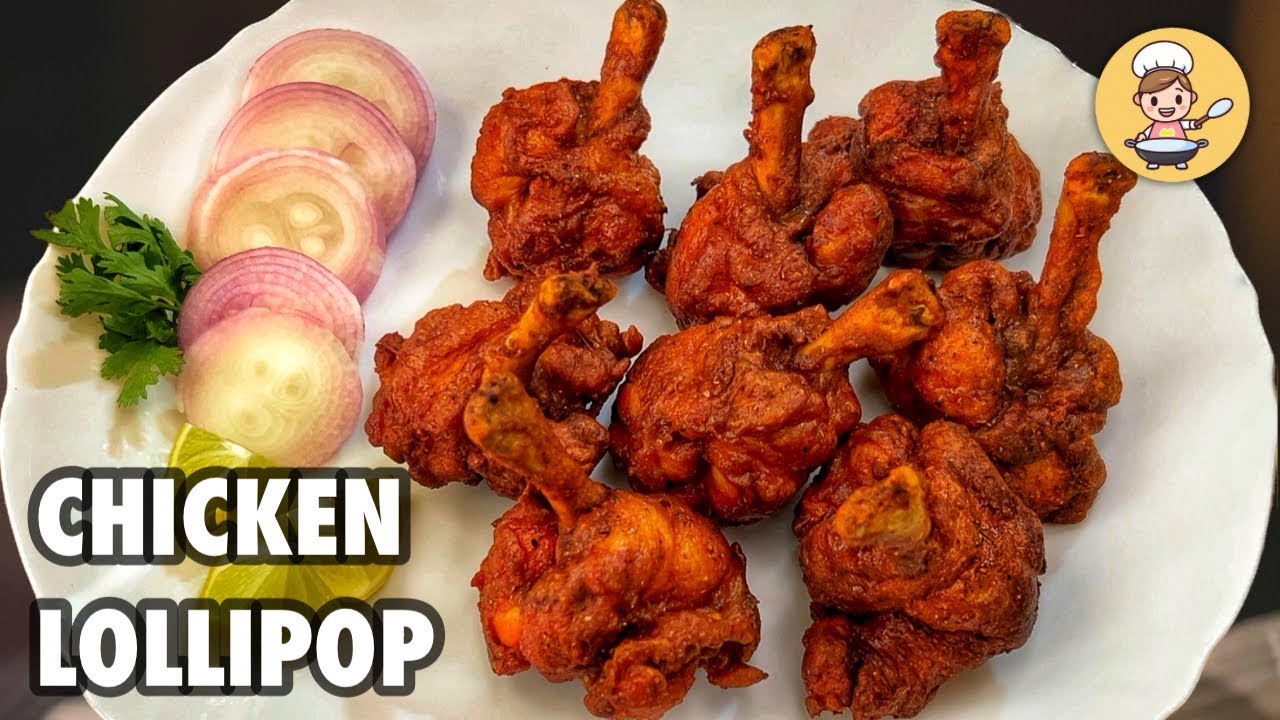 CHICKEN LOLLIPOP | CRISPY CHICKEN LOLLIPOP RECIPE | TASTY INDO-CHINESE CHICKEN LOLLIPOP RECIPE