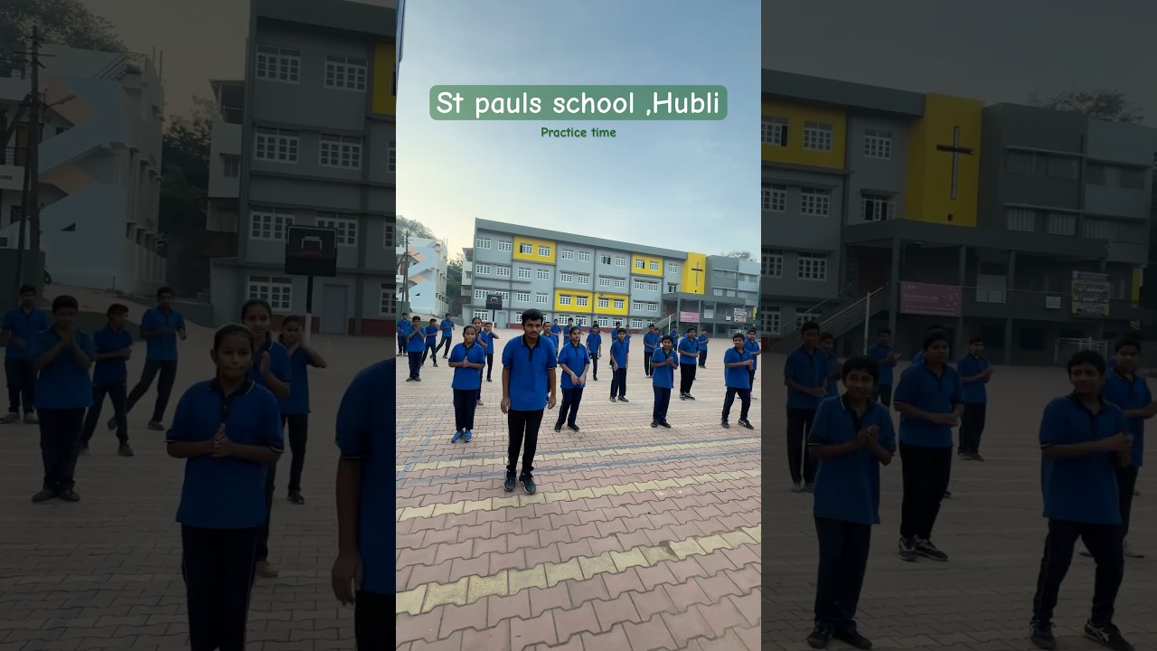 Practice dance for Christmas St pauls school hubli #christmasdance #schooldance