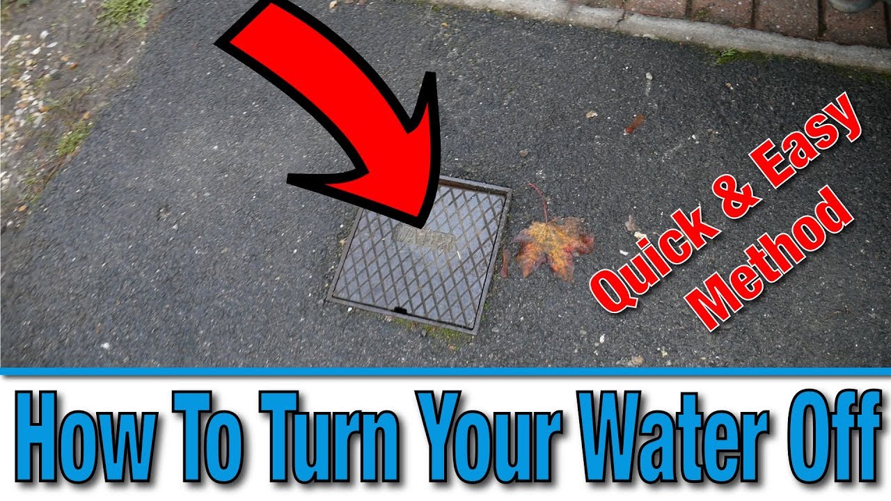 How Do I Turn Off the Mains Water Supply to My House? | Tutorial | DIY Hacks