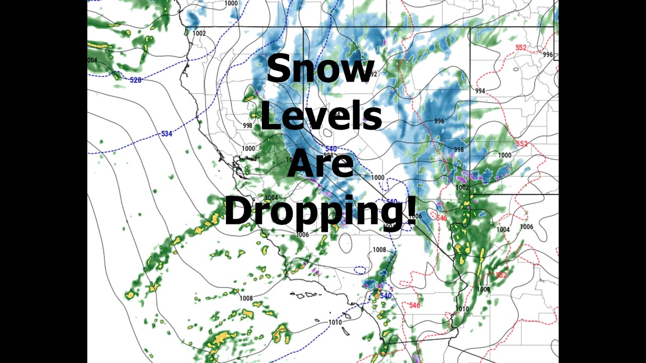 Snow Levels Are Dropping Tonight. The Evening Briefing 2-16-26