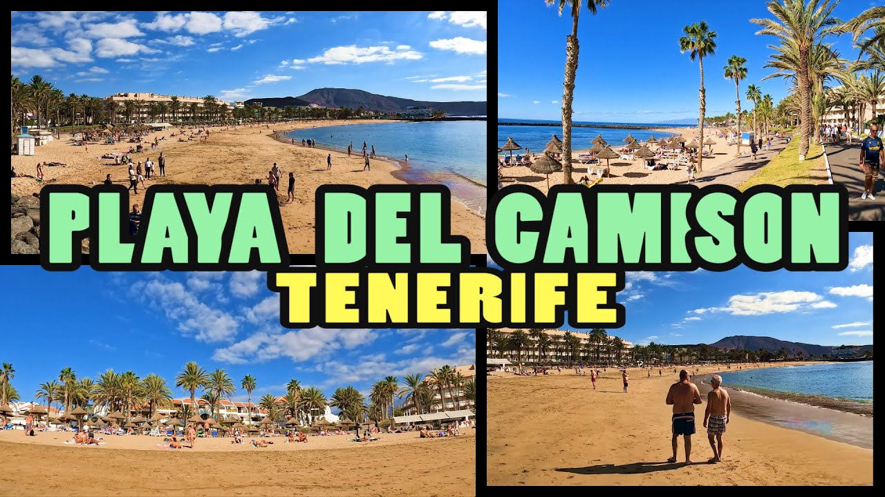 PLAYA DEL CAMISON Boardwalk - Tenerife (4k)