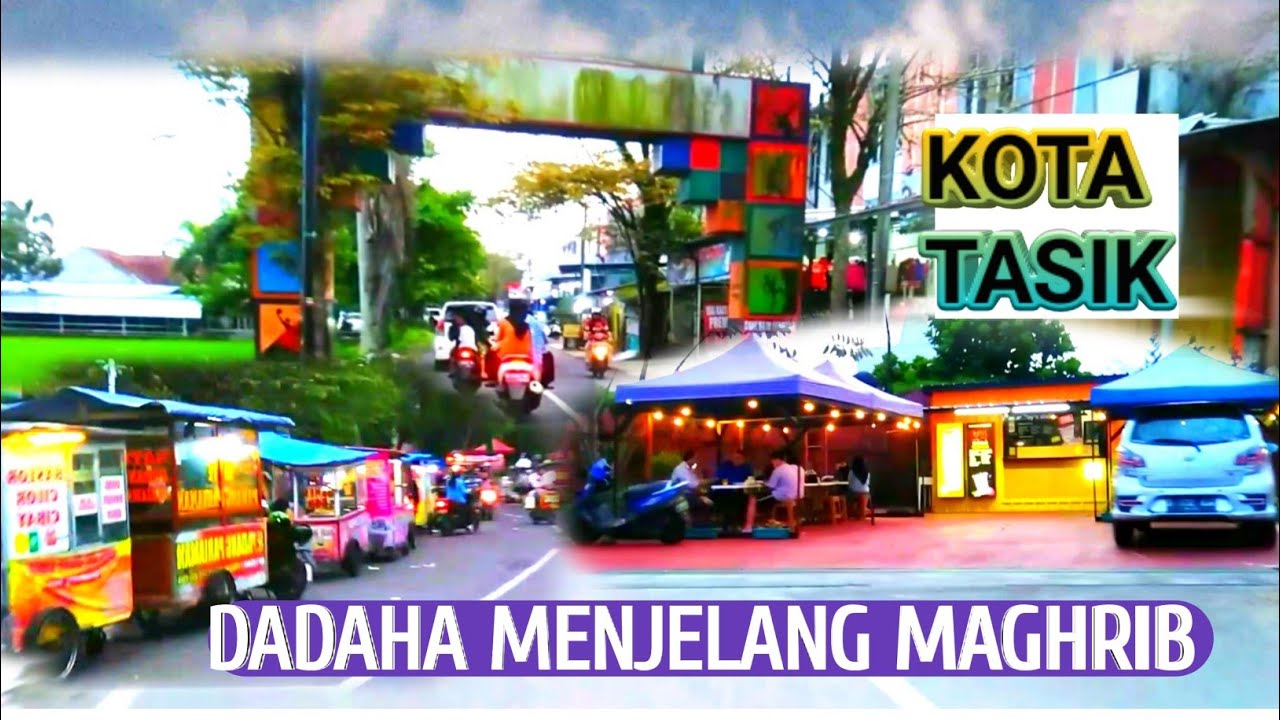 Dadaha Tasikmalaya Hari ini Suasana kota tasik menjelang Maghrib